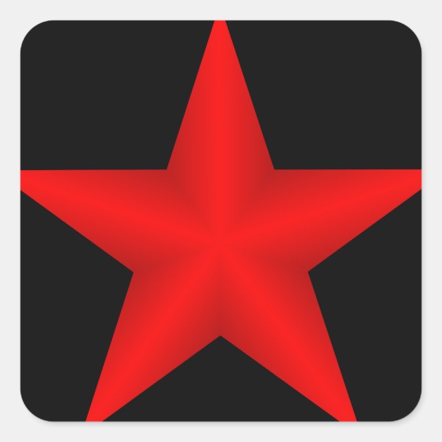 Red Star Sticker Sticker (Front)