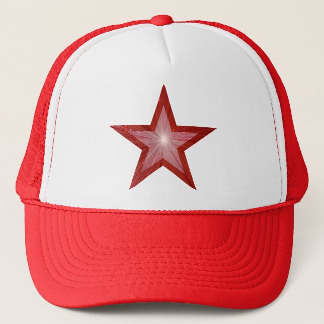 Red Star 'two tone' trucker hat (Front)