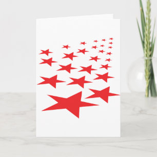 red stars carpet card