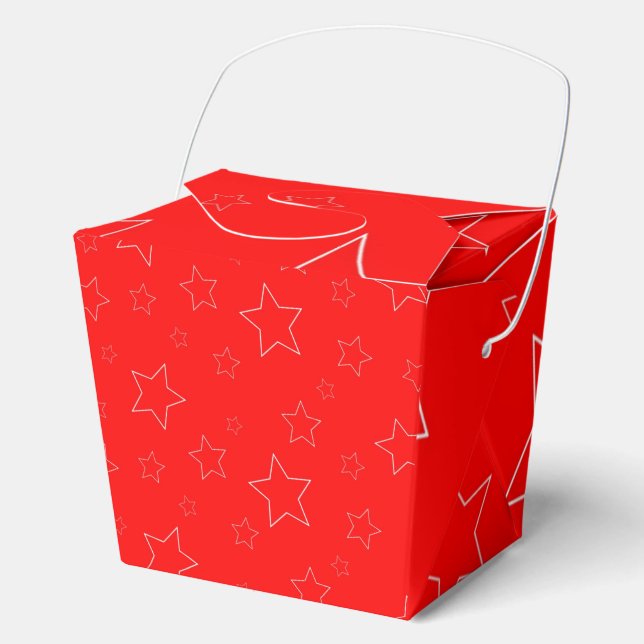 Red Stars Favour Box (Front)