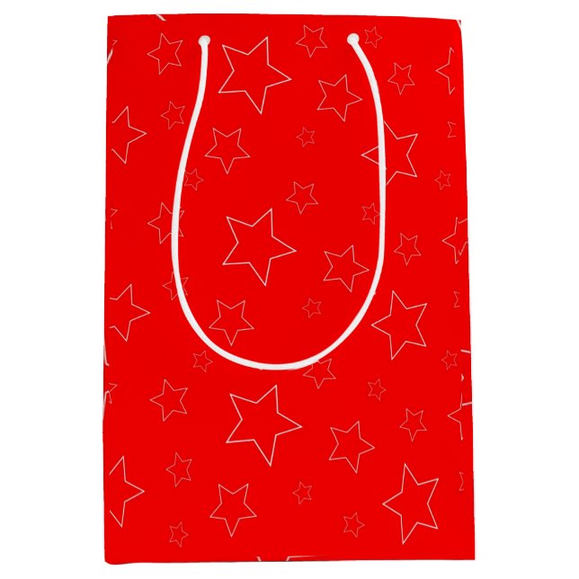 Red Stars Gift Bag (Front)