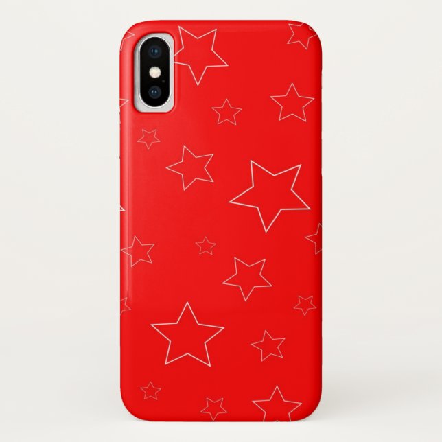 Red Stars iPhone / iPad case (Back)