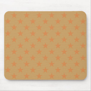 Red stars pattern mouse mat