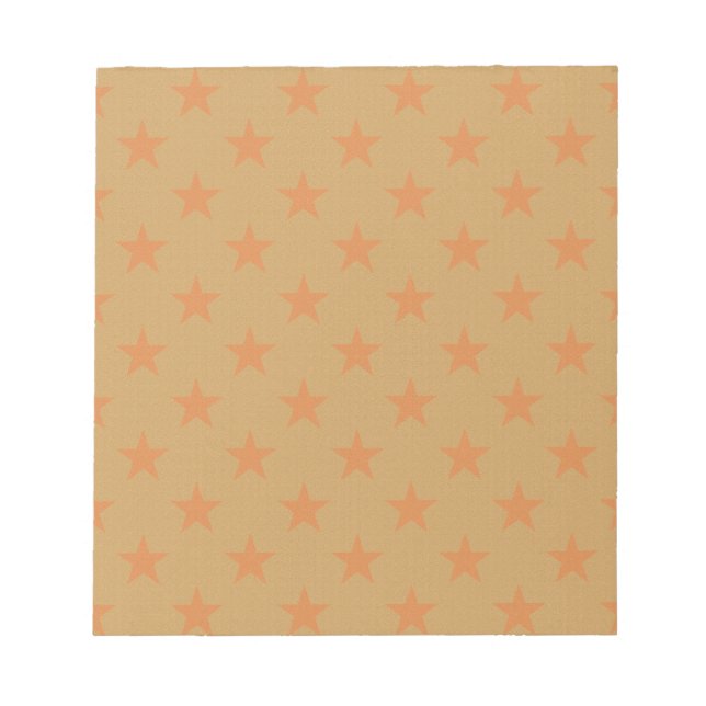 Red stars pattern notepad (Front)