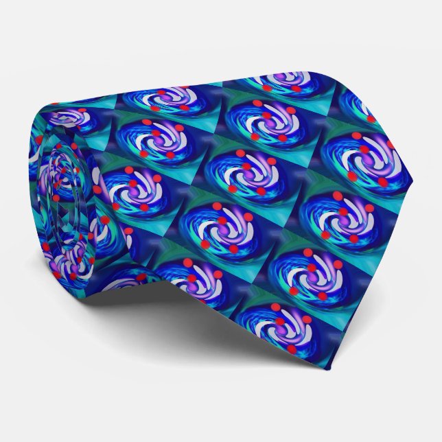 Red stars tie (Rolled)