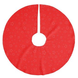 Red Stars Tree Skirt