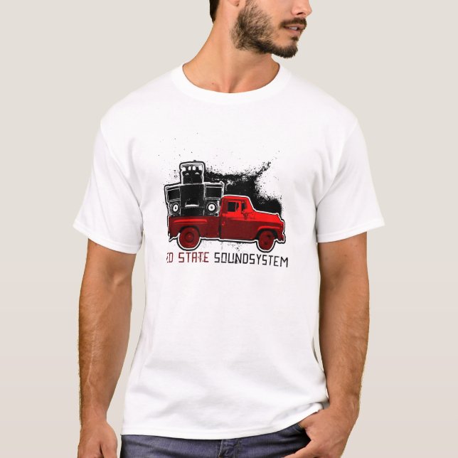 Red State Soundsystem - Red Truck T-Shirt (Front)