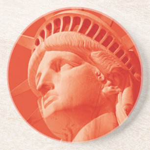 Red Statue of Liberty Coaster