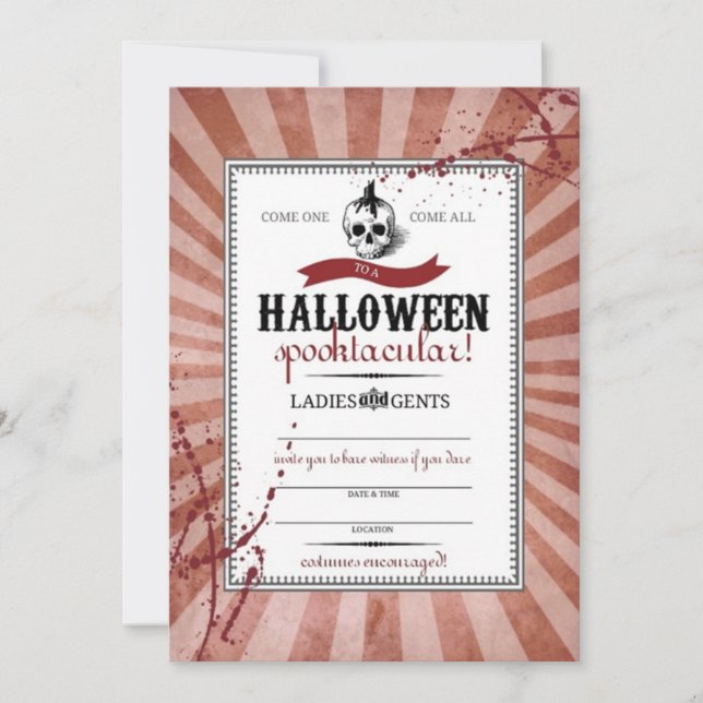 Red Steampunk Skull (Front)