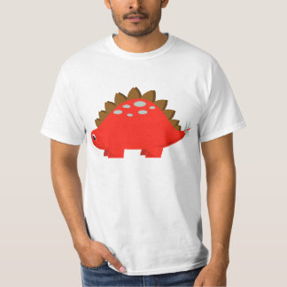 Red Stegosaurus T-shirt