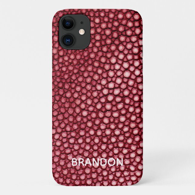 Red Stingray Case-Mate iPhone Case (Back)