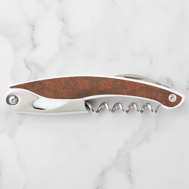 Red Stone Pattern Corkscrew (Front)