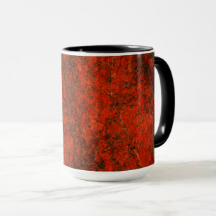 Red Stone Pattern Mug
