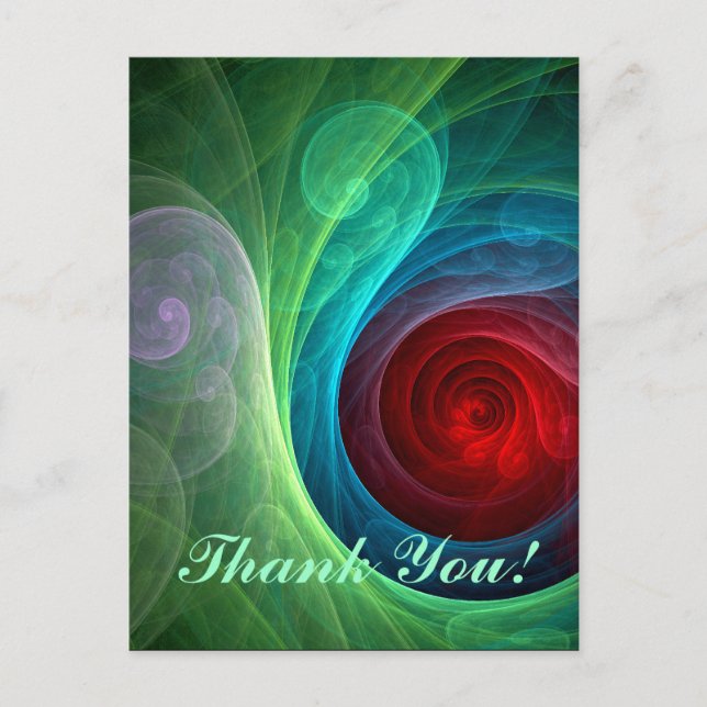 Red Storm Thank You Postcard (Front)