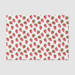 Red Strawberries (Design 43 Red Series) Tissue Paper