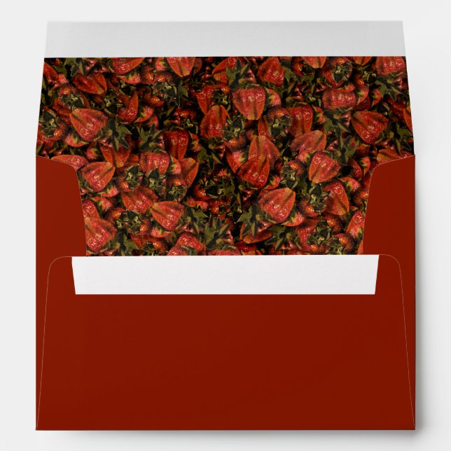 Red Strawberries Envelope (Back (Bottom))