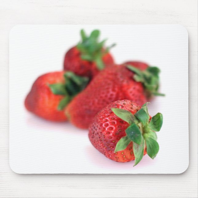 Red Strawberries Photo Mousemat (Front)