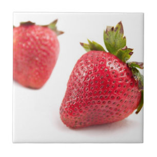 Red Strawberries Tile