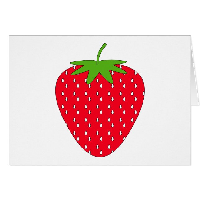 Red Strawberry. (Front Horizontal)