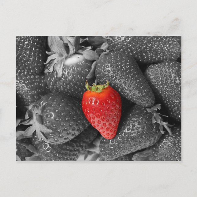 Red strawberry card (Front)
