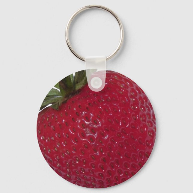 Red strawberry key ring (Front)