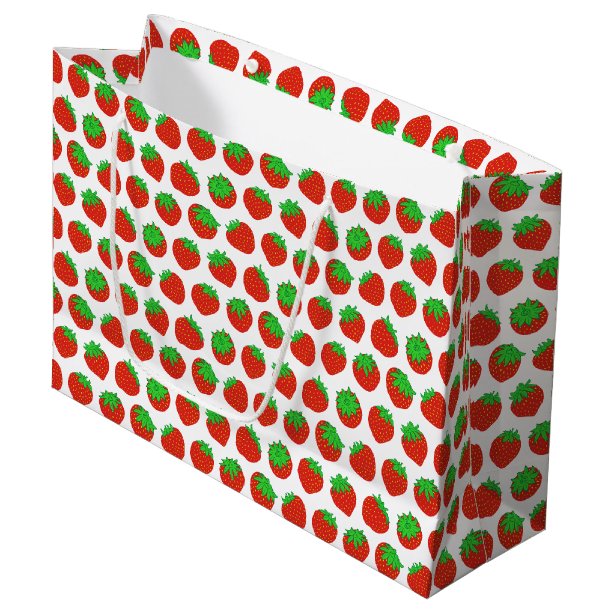 Strawberry Gift Bags | Zazzle.co.uk