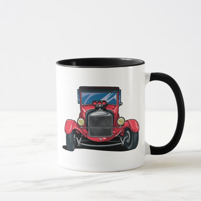 Red Street Rod Mug (Right)