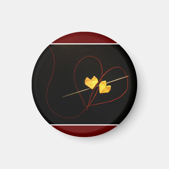 Red String of Fate Magnet (Front)