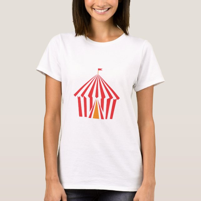 Red Stripe Tent T-Shirt (Front)