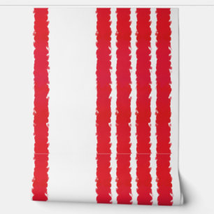 Red Striped Pattern Wallpaper