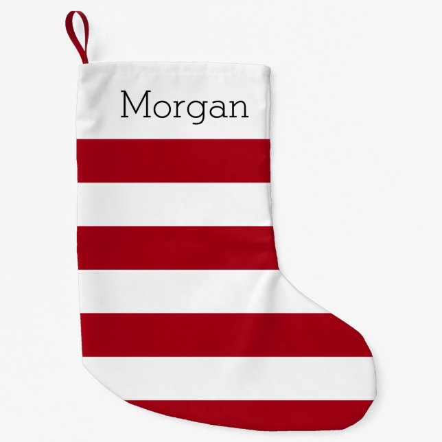 Red Striped Stocking (Front)