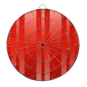 Red Stripes Background Dartboard