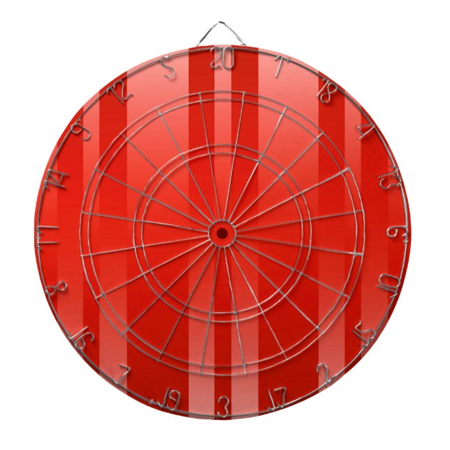 Red Stripes Background Dartboard (Front)
