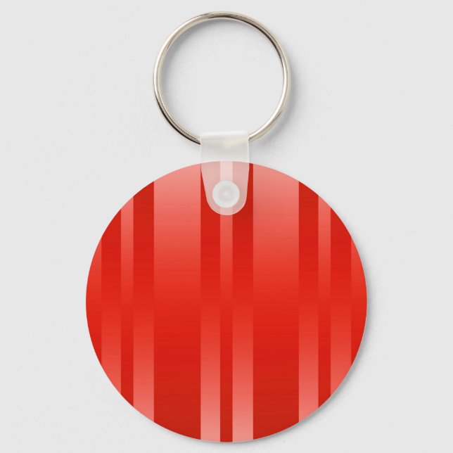 Red Stripes Background Key Ring (Front)