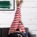 Red Stripes Candy Cane Holly Festive Christmas Leggings<br><div class="desc">Put your Christmas holiday on with these fun and festive candy cane and holly leggings with red and white stripes.  Make a great holiday fashion statement.  Great gift for the Christmas lover in your life!  Wonderful performance workout leggings,  or women's running pants.</div>