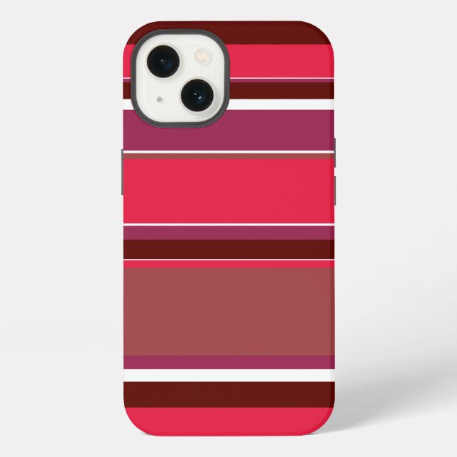 Red stripes Case-Mate iPhone case (Back)