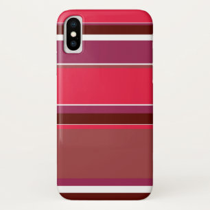 Red stripes iPhone x case