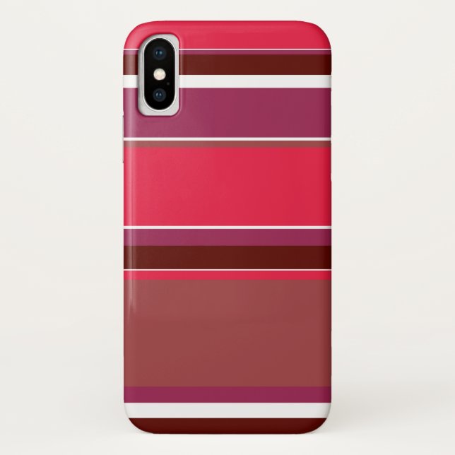 Red stripes Case-Mate iPhone case (Back)