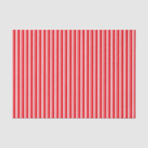 Red stripes Christmas tissue paper