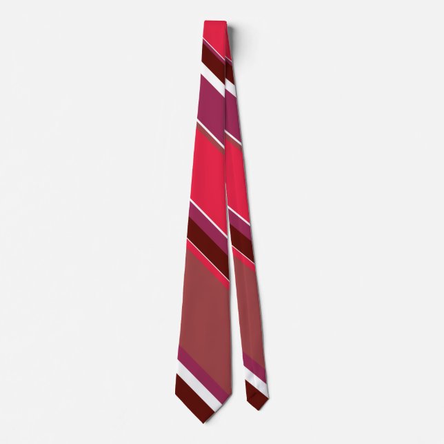 Red stripes tie (Front)