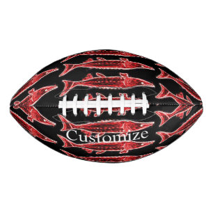red sturgeon swimming american football
