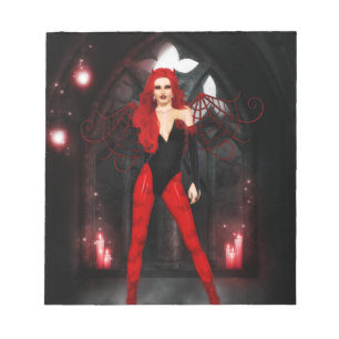 Red Succubus Notepad