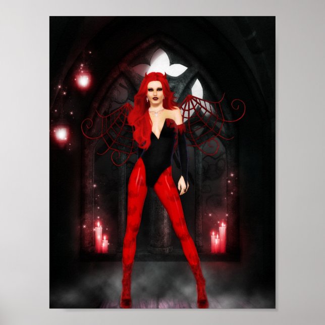 Red Succubus Poster (Front)