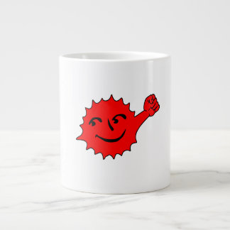 Red Sun Cheer Mascot Large Coffee Mug