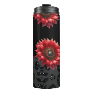 Red Sunflower tumbler