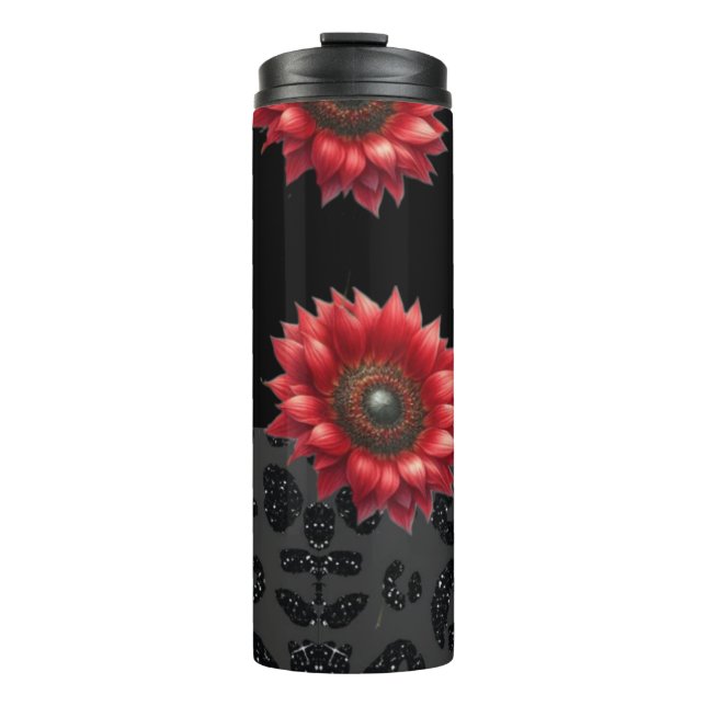 Red Sunflower tumbler (Front)