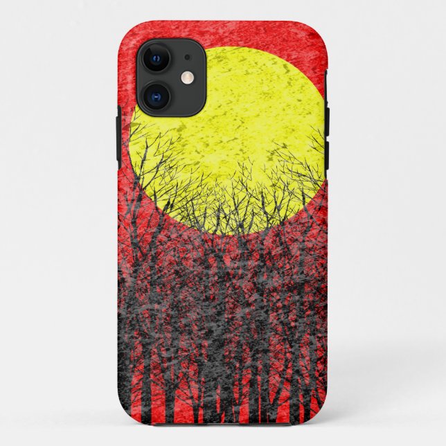 Red Sunset | Abstract Painting #2 Case-Mate iPhone Case (Back)