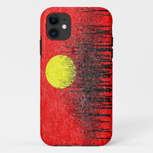 Red Sunset | Abstract Painting #3 Case-Mate iPhone Case (Back)