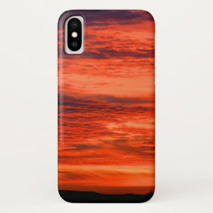 Red Sunset iPhone X Case