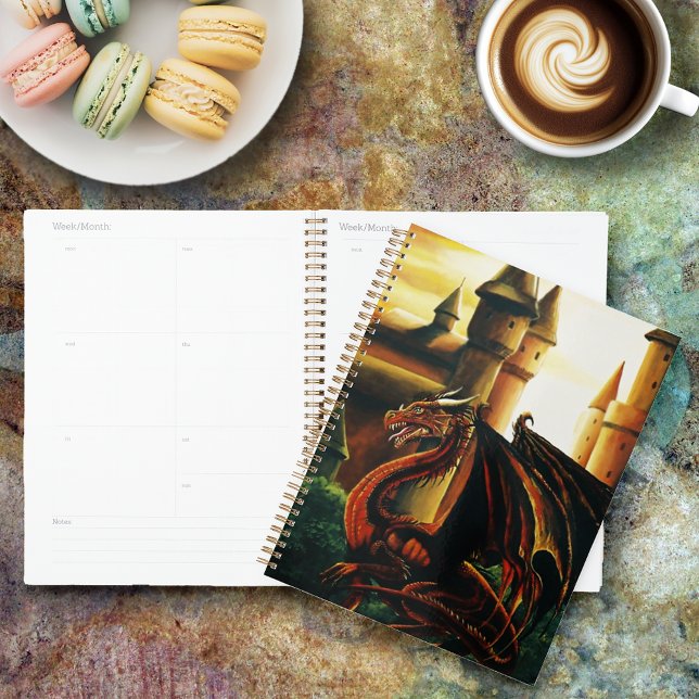 Red Sunset Castle Dragon Fantasy Planner (Creator Uploaded)